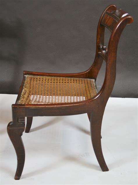 Regency Mahogany Set Of 6 Sabre Leg Dining Chairs Antiques Atlas
