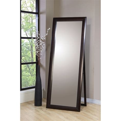 Splendid Standing Floor Mirror With Wooden Frame Brown 21032182496 Ebay