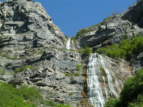 Bridal Veil Falls Utah Bridal Veil Falls Travel Natural Landmarks