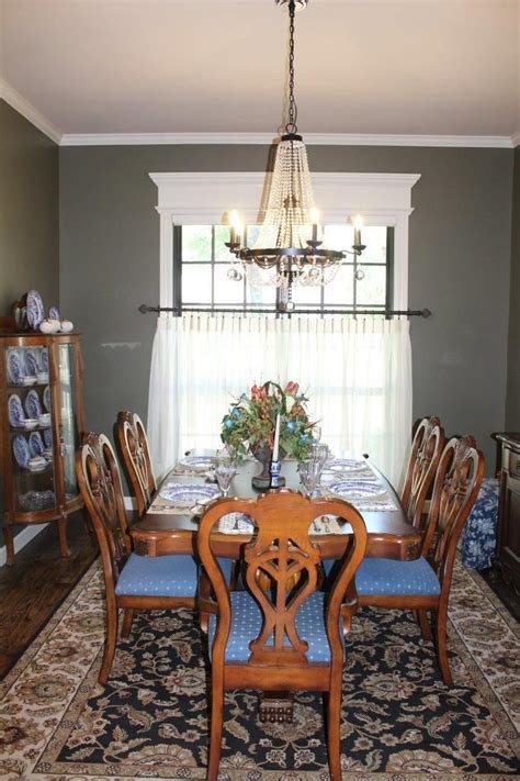 Dining Room Tour And A Simple Blue And White Tablescape