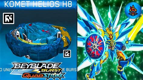 New Update Komet Helios H Qr Code Beyblade Burst App Quad Strike App