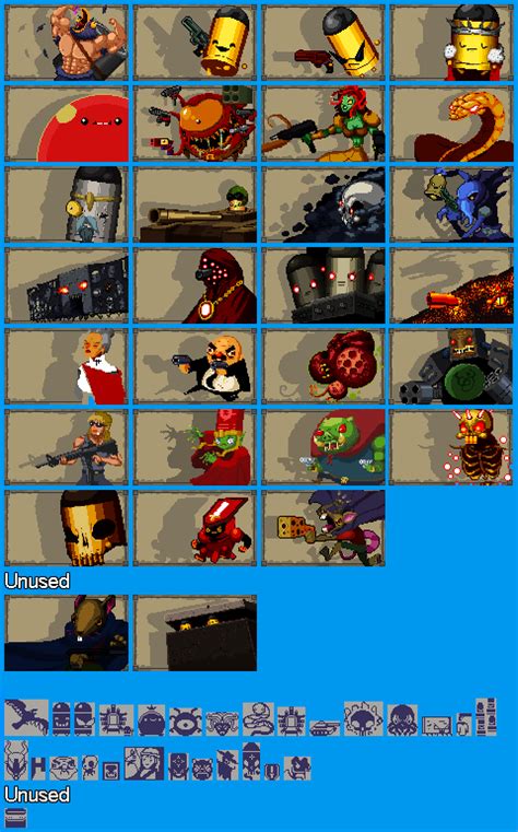The Spriters Resource Full Sheet View Enter The Gungeon Boss Photos