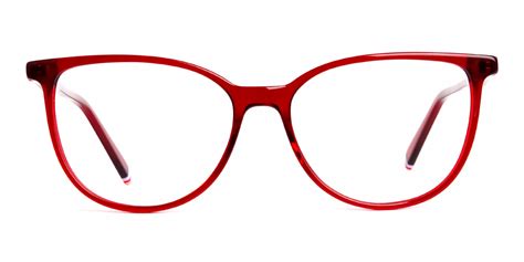 Pendle 4 Red Square Cat Eye Frames For Women Specscart ®