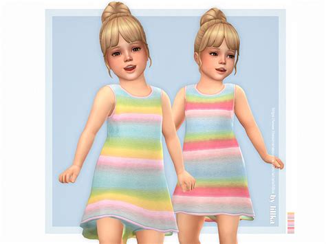 Sydney Dress By Lillka Created For The Sims 4 Emily Cc Finds