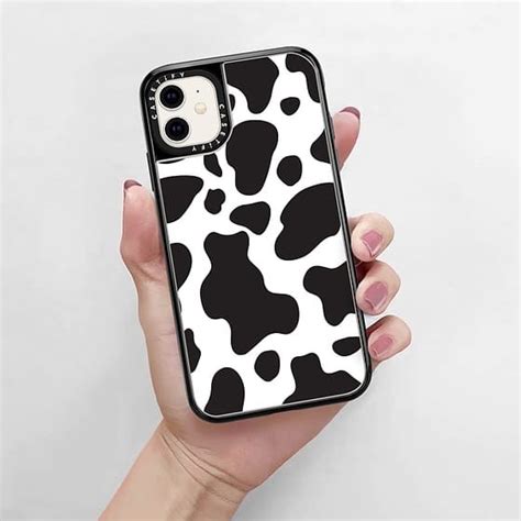 Phone Case In Cow Print Black White Casetify