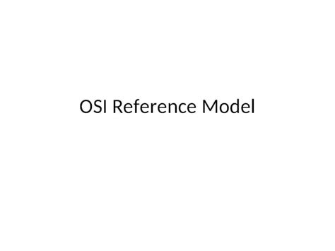 Iso Reference Model For Open Systems Interconnection Osi Docslib Sexiz Pix