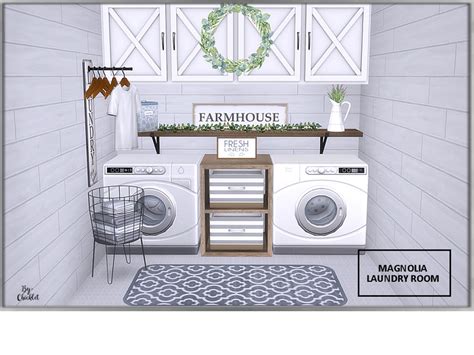 The Sims Resource Magnolia Laundry Room