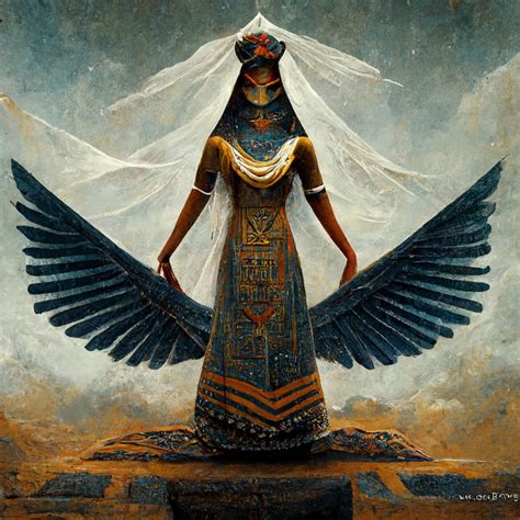 Ancient Egypt Goddess Isis With Wings By Shiningdarkness108 On Deviantart