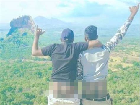Young Men Arrested In Sri Lanka For Posing With Bare Backsides At