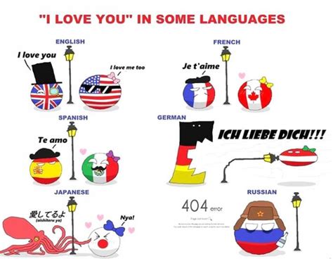 Some I Love You In Different Languages 9gag Hetalia Country Jokes