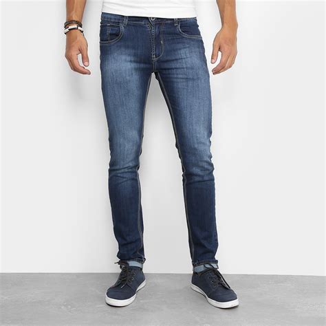 Calça Jeans Skinny Sawary Skinny Elastano Masculina Netshoes
