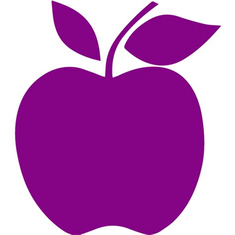 Purple Apple 2 Icon Free Purple Fruit Icons