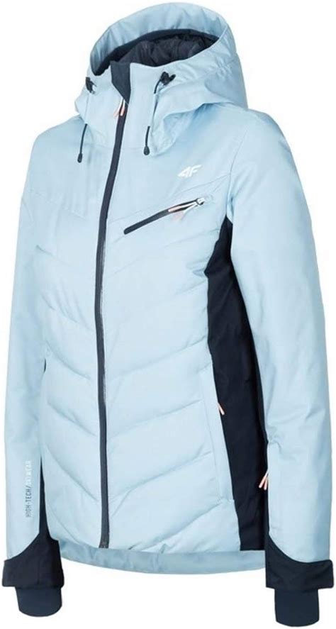 4f Womens Light Blue Marine Ski Winter Snowboard Jacket Blue L
