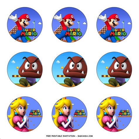 Free Printable Super Mario Party Decorations Printable Word Searches