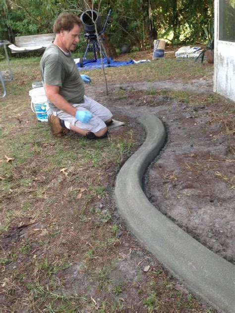 Check spelling or type a new query. Custom concrete curbing edging landscaping do it yourself in 2020 | Concrete curbing, Concrete ...