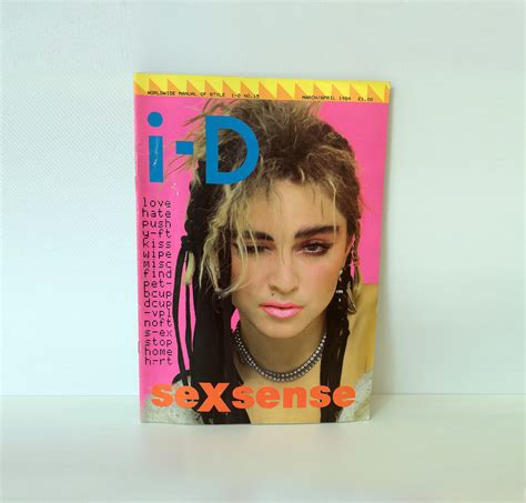 rare 1984 id magazine issue 15 madonna 1st cover photo