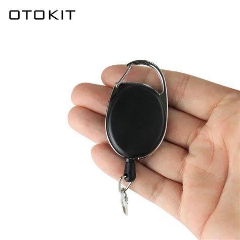 Resilience Steel Wire Rope Elastic Keychain Sporty Retractable Alarm