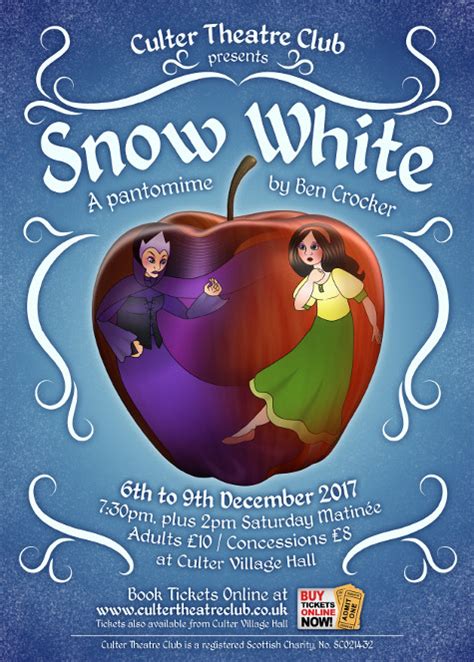 Check spelling or type a new query. Snow White Tickets On Sale | Culter Theatre Club