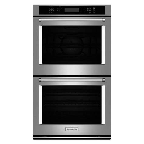 Kitchenaid 27 Double Electric Self Cleaning Convection Wall Oven