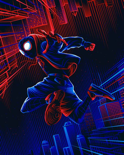 We break down every foe. Spiderman Into the Spider-Verse on Behance