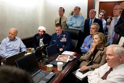 Osama Bin Laden Photoshopped Into Famous Situation Room Photo R