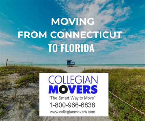 Moving From Connecticut To Florida Ask About Our Low Rates