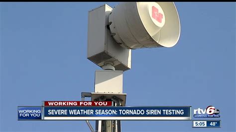 Severe Weather Season Tornado Siren Testing Youtube