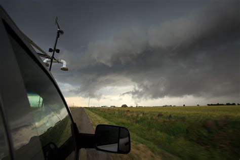 Storm Chaser Gets Uncomfortably Close To Tornado