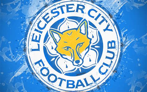 Leicester City Fc 4k Paint Art Logo Creative English Football Team
