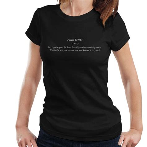 Xx Large Black Religious Quotes Fearfully And Wonderfully Made Women