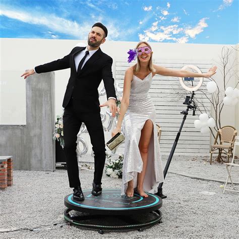 fast ship usa 31 inch 360 photo booth automatic 2 3 person video rental event ebay