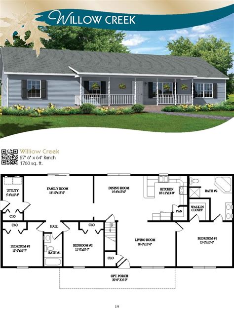 Ranch Style Modular Home Floor Plans Concept Modular Home Plans And