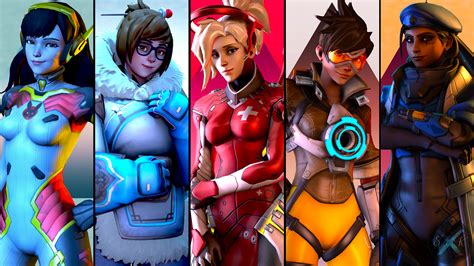 Overwatch Character Portraits Wallpaper By Sfm
