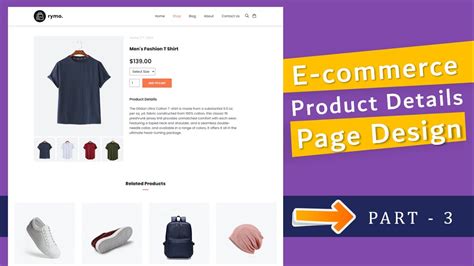 Ecommerce Website HTML CSS Make Ecommerce Product Details Website