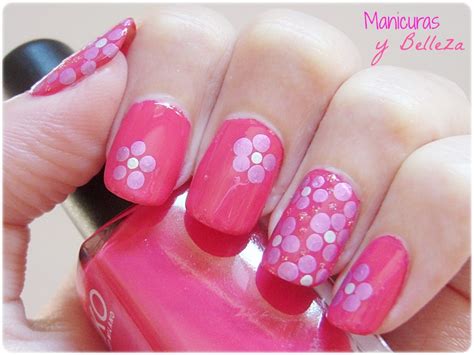 Diseño de pies flor y. Manicuras y Belleza: #UsaloYa: Nail art de flores fácil ...