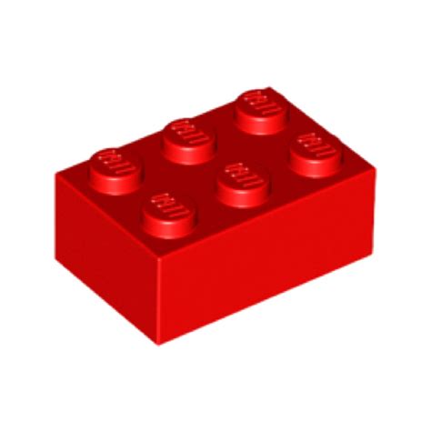 Lego 3002 300221 Brick 2x3 Red