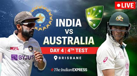 India on the brink of leveling series. Live India vs Australia 4th Test Live Cricket Score Online ...