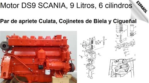 Motor DS9 SCANIA 9 L De 6 Cilindros Par De Apriete En Culata