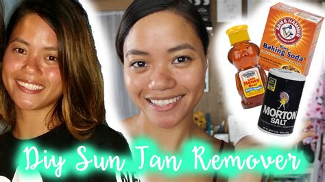 Diy How To Get Rid Of A Sun Tan Fast Youtube
