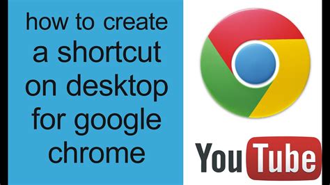 But still, you can install it from the official google website, very easily. how to make a shortcut on desktop for google chrome - YouTube