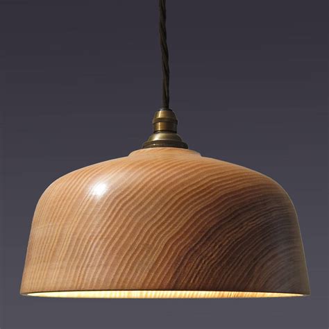 Loft Bell Wooden Ceiling Pendant Light By Orinoko Design
