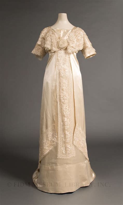 1910 Wedding Gown Worn By Mary Peterson Wells In Manila Philippines
