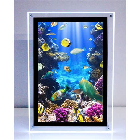 Silver Black And Golden Acrylic Led Photo Frame Rs 300 Square Feet