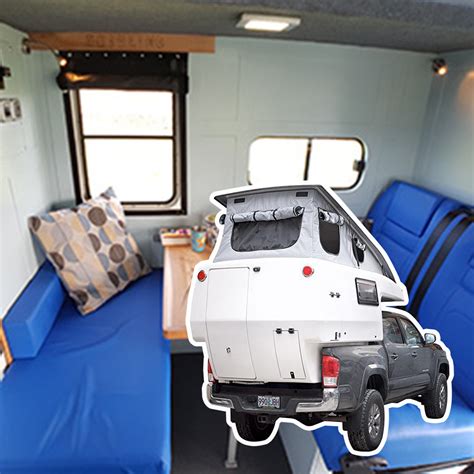 Custom 8ft Fibgerglass Truck Bed Campers Shells China Slide On Camper