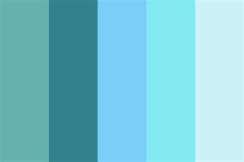 Monochromatic Blue Color Palette Blue Colour Palette Color Palette