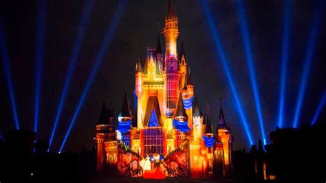 Once Upon A Time Castle Projection Show Walt Disney World Resort