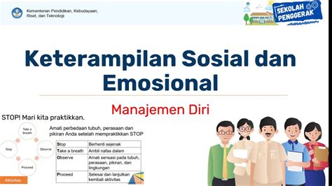 Manajemen Diri Keterampilan Sosial Dan Emosional Kse Bagian Ke 2