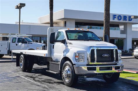 2019 Ford F 650 Xl Flatbed Truck Scelzi Flatbed Platform Body For