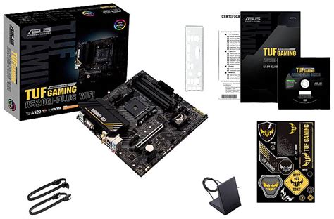 Asus Tuf Gaming A520m Plus Wifi Motherboard Pc Base Amd Am4 Form Factor