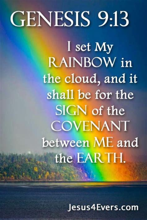 Genesis 913 Nkjv I Set My Rainbow In The Cloud And It Shall Be